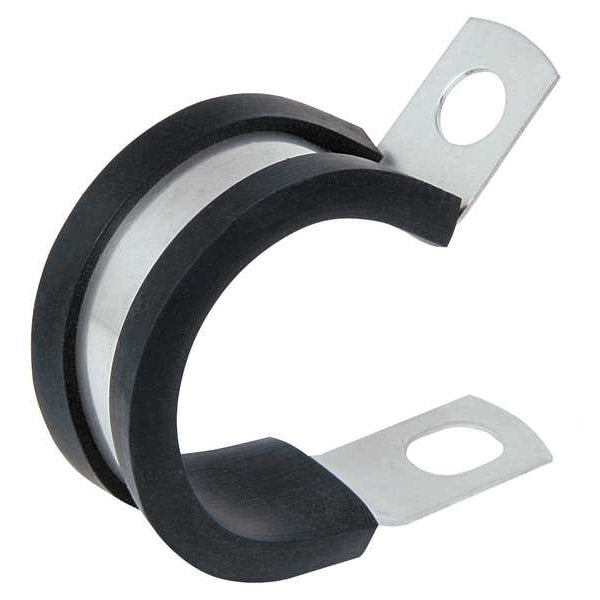 Clamp, Cushioned, EPDM, Dia 3/4 In, PK25