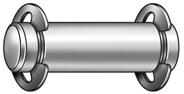 Clevis Pin, Hdlss, 1/2 x2 29/32L, w/2 Rings