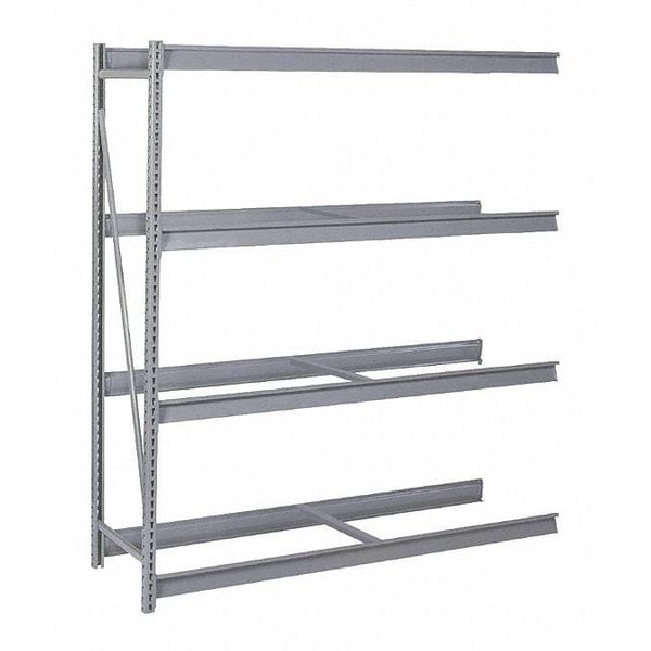 Add-On Bulk Storage Rack, 24 in D, 72 in W, 4 Shelves