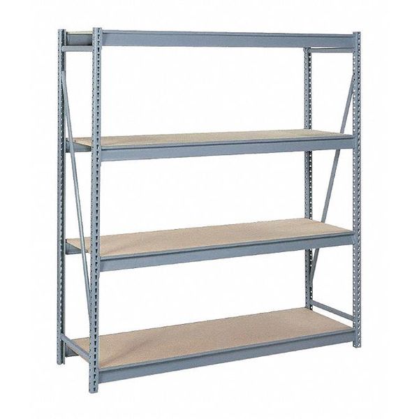 Starter Bulk Storage Rack, 24 in D, 60 in W, 4 Shelves