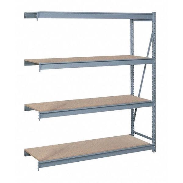 Add-On Bulk Storage Rack, 36 in D, 96 in W, 4 Shelves