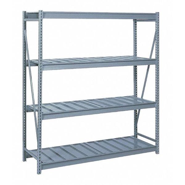 Starter Bulk Storage Rack, 24 in D, 72 in W, 4 Shelves