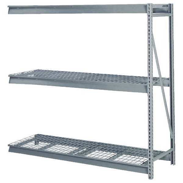 Add-On Bulk Storage Rack, 36 in D, 72 in W, 4 Shelves