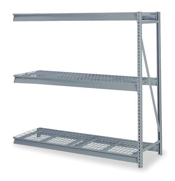 Add-On Bulk Storage Rack, 36 in D, 48 in W, 3 Shelves
