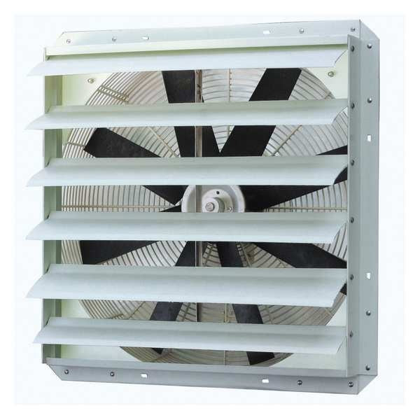 Exhaust Fan, 24 In, 115 V, 5448 CFM