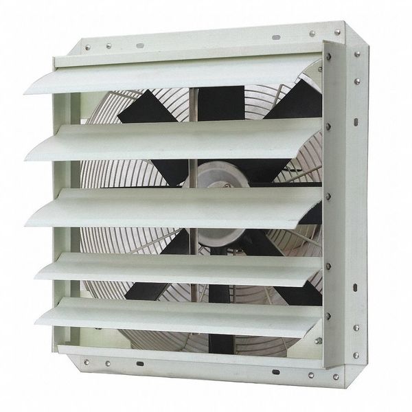 Exhaust Fan, 18 In, 115 V, 2616 CFM