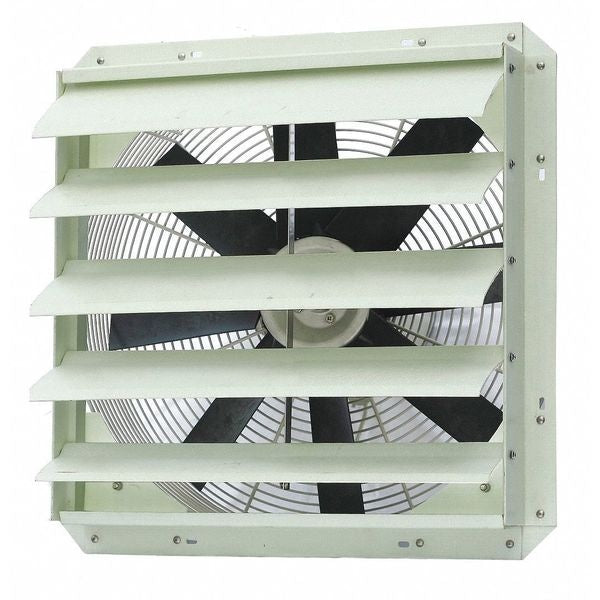 Exhaust Fan, 20 In, 115 V, 3800 CFM