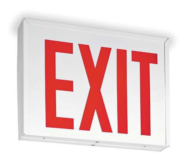 Ext Sgn, Steel, Wht, 14 5/8in, 2W