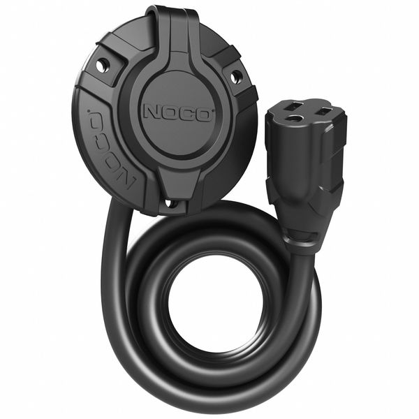 AC Port Plug, 6 ft L, Black