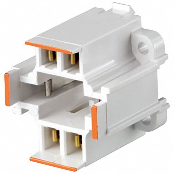 Lampholder, 75 W, White, 4-Pin (G24q-3)