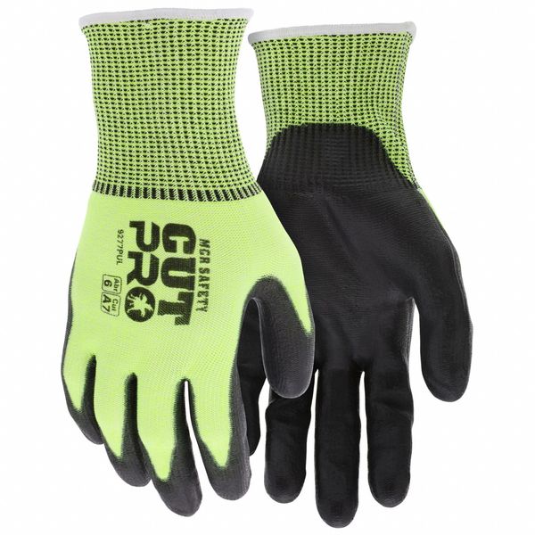 Cut/Puncture Resistant Glove, Hi-Vis, PK12