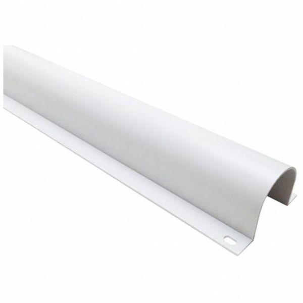 Wire Guard, White, PVC, 25 ft L, 2 13/16