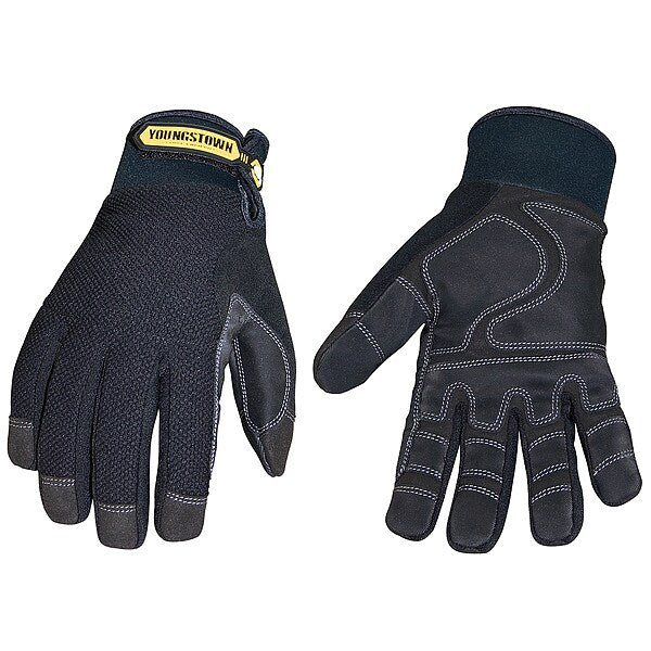 Winter Glove, Warm/Waterproof, Blk, S, PR
