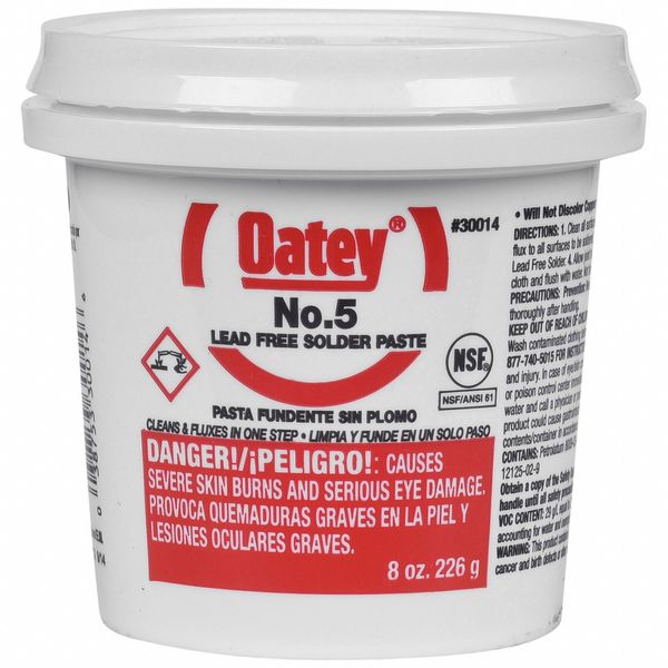 Paste Flux, Paste, Petroleum, 8 oz.