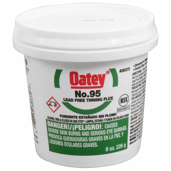 Lead Free Flux, Paste, Lead Free, 8 oz.