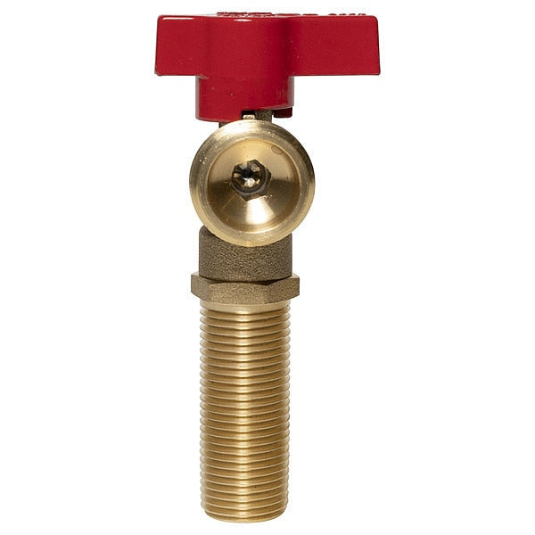 Washing Machine Valve, 3/4 in., Copper, Red