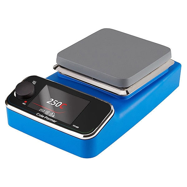 Hot Plate, Digital, Aluminum, Square, 120V