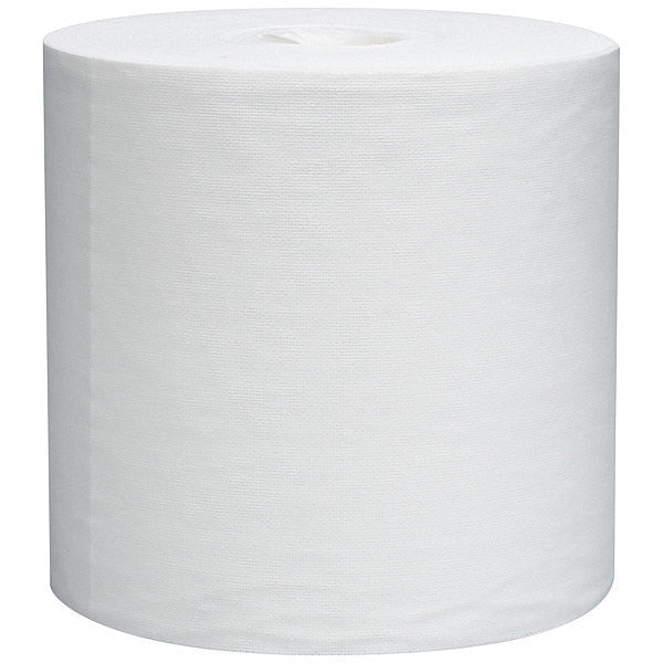 Dry Wipe Roll, White, Roll, Double Recreped (DRC), 300 Wipes, 9 3/4 in x 15 1/4 in