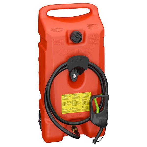 14 gal Red Polyethylene Fuel Caddy for Fueling