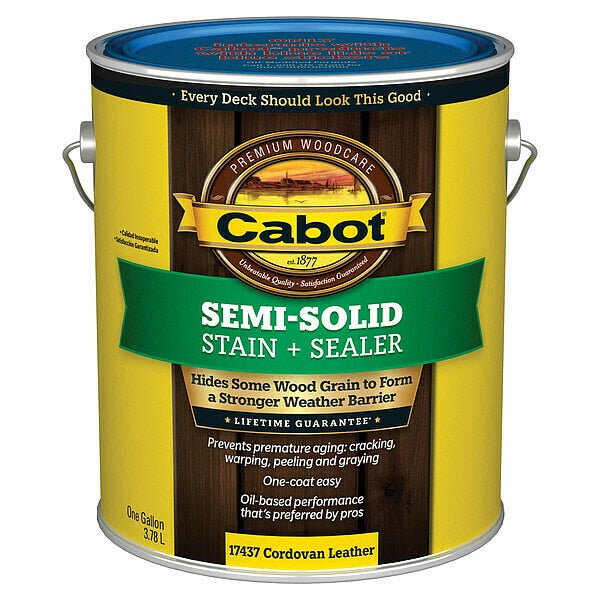 Stain, Cordovan Brown, SemiSolid Flat, 1gal