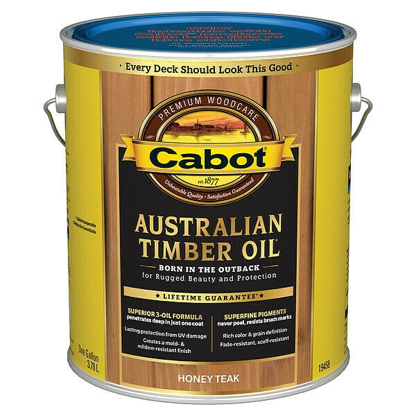 Stain, Honey Teak, Toned Flat, 1gal