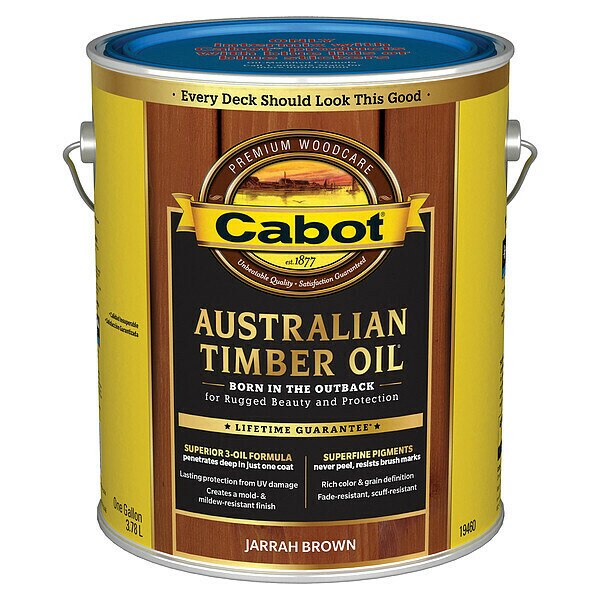 Stain, Jarrah Brown, Toned Flat, 1 gal.