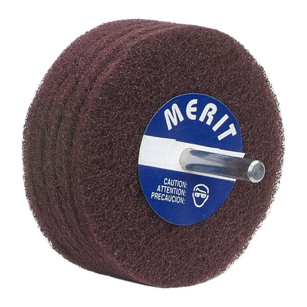 Non-Woven Wheels3 x 1 x 1/4 In. AO 5-Ply