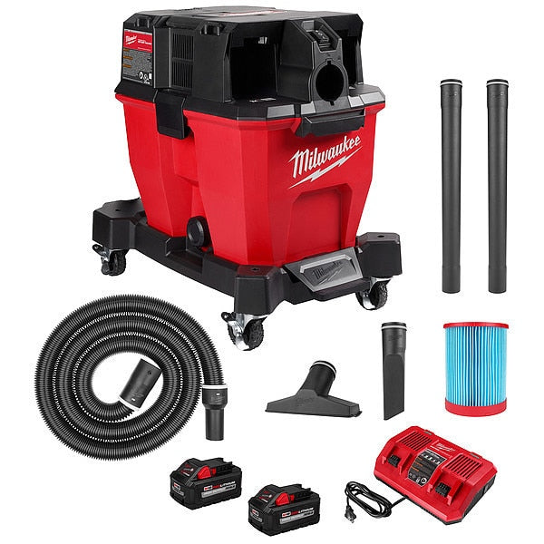 M18 FUEL 9 Gallon Dual-Battery Wet/Dry Shop Vacuum Kit