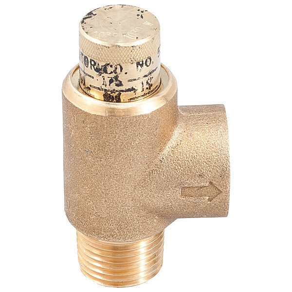 Pressure Relief Valve, Brass, 300 psi