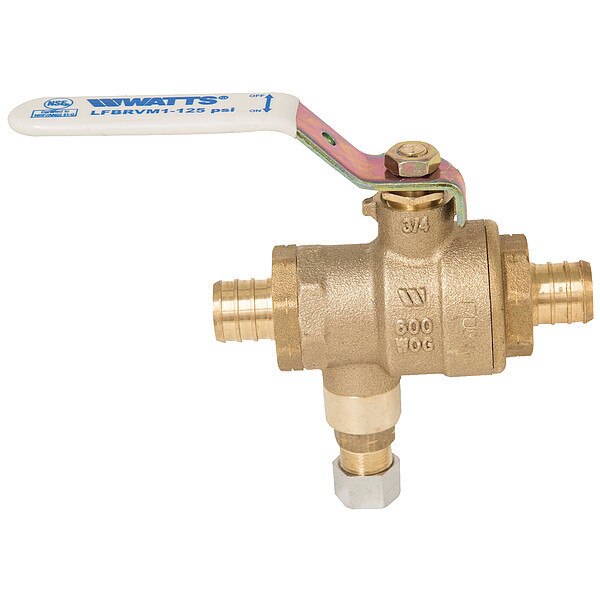 Ball And Relief Valve, Bronze, 125 psi