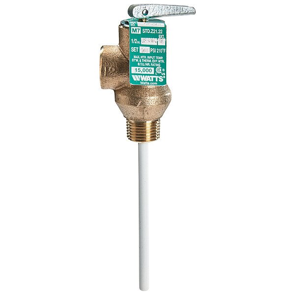 Temperature Pressure Relief Valve, Copper