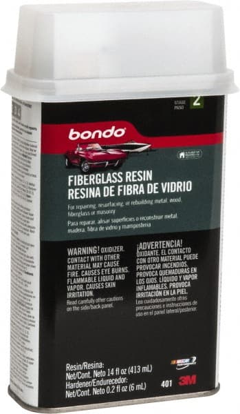 Fiberglass Resin14 Oz Resin, 0.20 Oz Liq