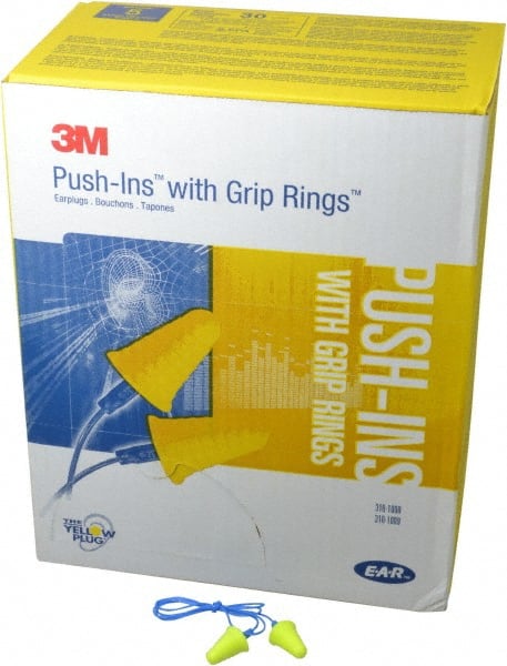 Reusable, Corded, 30 Db Earplugsyellow,