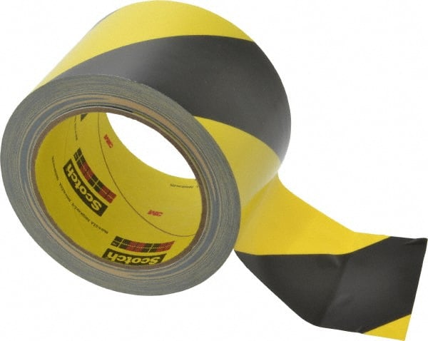 Black & Yellow Striped Vinyl Tape3