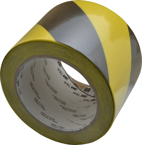 Black & Yellow Striped Vinyl Tape3