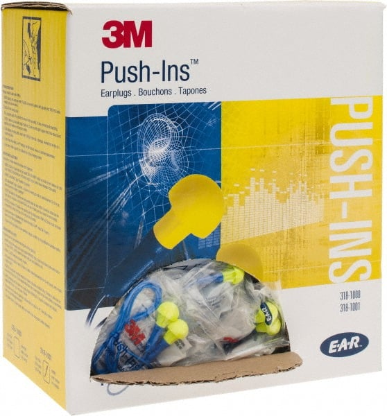 Reusable, Corded, 28 Db Earplugsyellow,