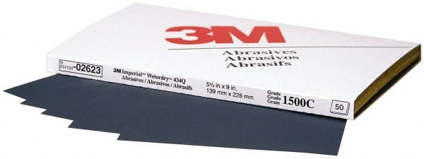 3M, Silicon Carbide Sanding Sheet, 1,500 Grit