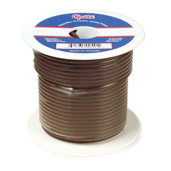 Primary Wire, 12Gauge, Brown, 1000ft., Spool