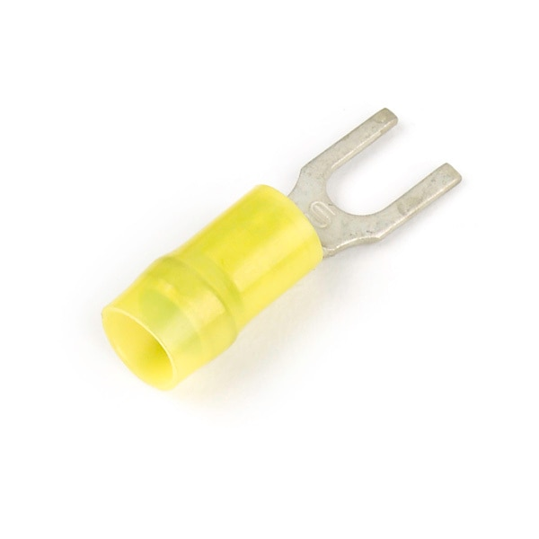 12-10 AWG Nylon Spade Terminal #10 Stud PK15