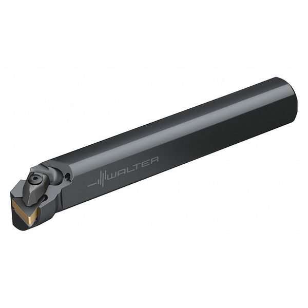 Indexable Boring Bar, A12S-DTFNR3, 10 in L, High Speed Steel, Triangle Insert Shape