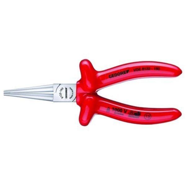 Insulated Round Nose Pliers, 6-1/4