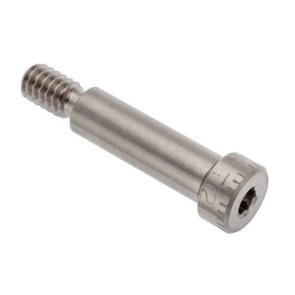 Shoulder Screw, 3A Thr Sz, 7/16 Thr Lg, 7/8 in Shoulder Lg, Titanium