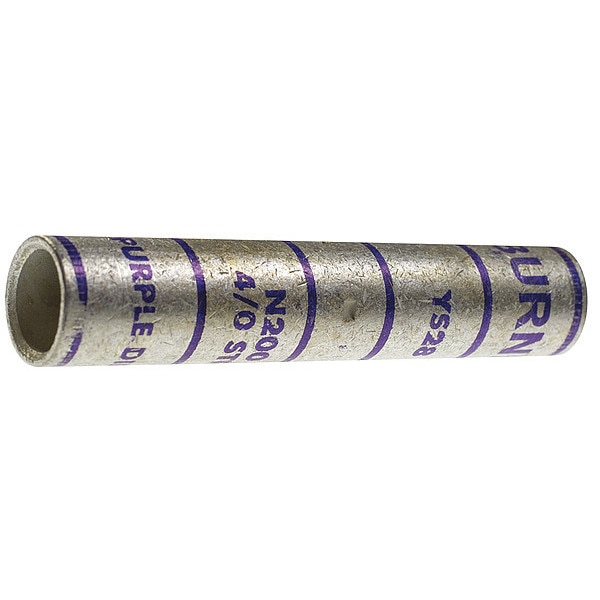 Long-Barrel Splice, 4/0 AWG Wire Gauge