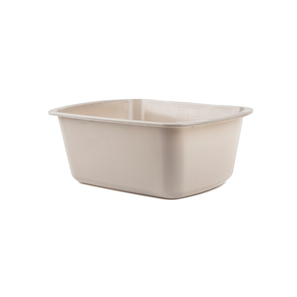 Basin, Wash, Rectangle, 7qt., Gray, PK50