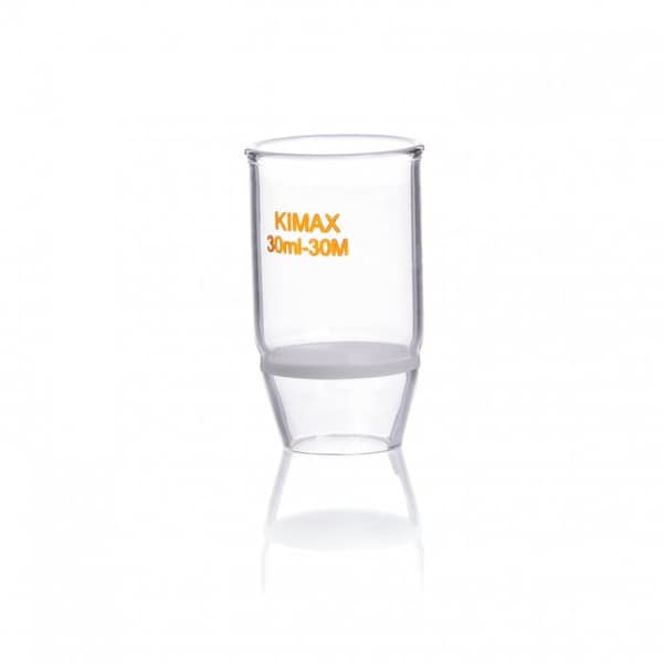 Crucible, 30mL Capacity, 50mm H, PK12