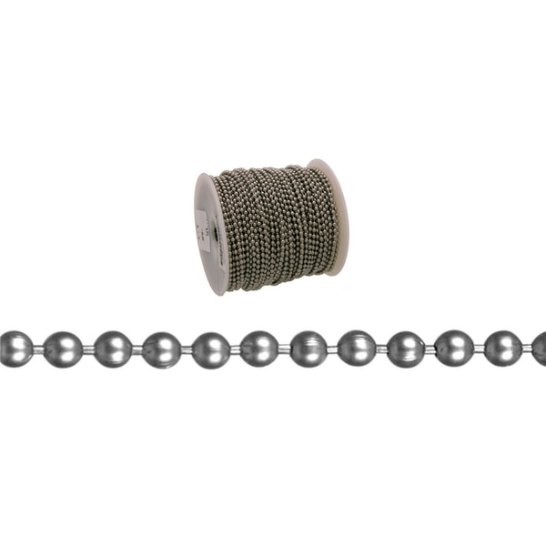 #36 Ball Chain Connector, Chrome Plated, 6 pcs per Bag