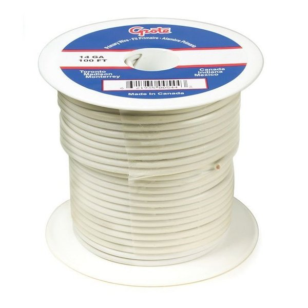 Primary Wire, 18 Gauge, Grey, 100 ft. Spool