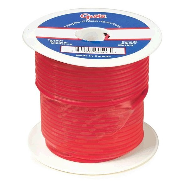 Primary Wire, 12 Gauge, Red, 1000 ft. Spool