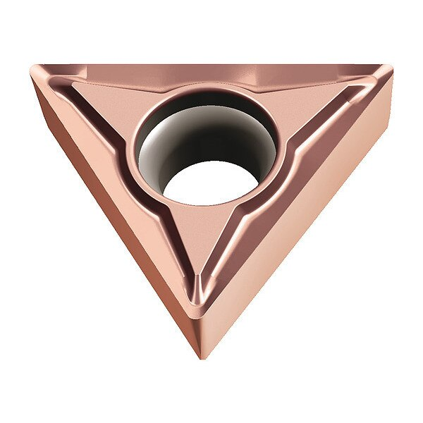 Triangle Turning Insert, Triangle, 1/4 in, TCGT, 0.1 mm, Carbide