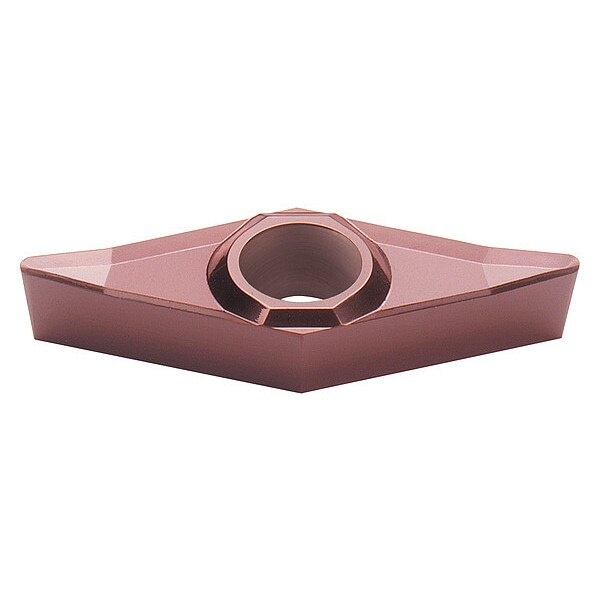 Diamond Turning Insert, Diamond, 3/8 in, VCGT, 35  Degrees, 1/64 in, Carbide